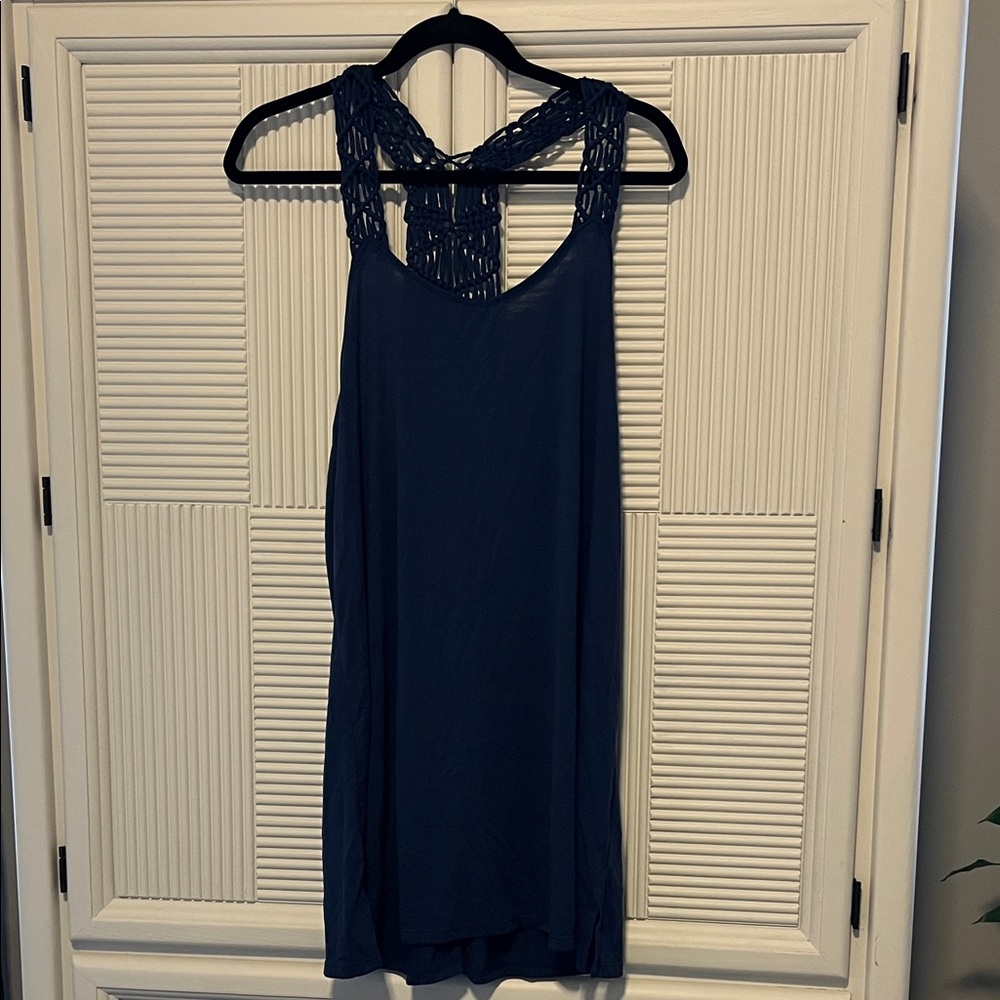 NWT Lagaci Navy Blue Swimsuit Cover-Up